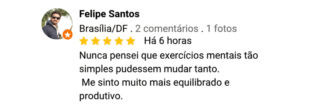 Depoimento – Felipe Santos, Brasília/DF: Parou de rolar na cama e dorme assim que deita.